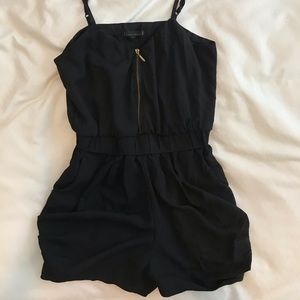 Black lounge romper size XS